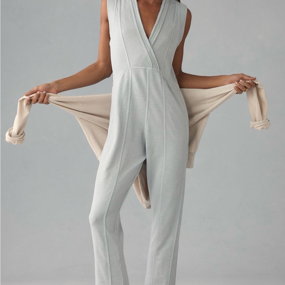 Daily Practice Chic Light Gray Women's Jumpsuit